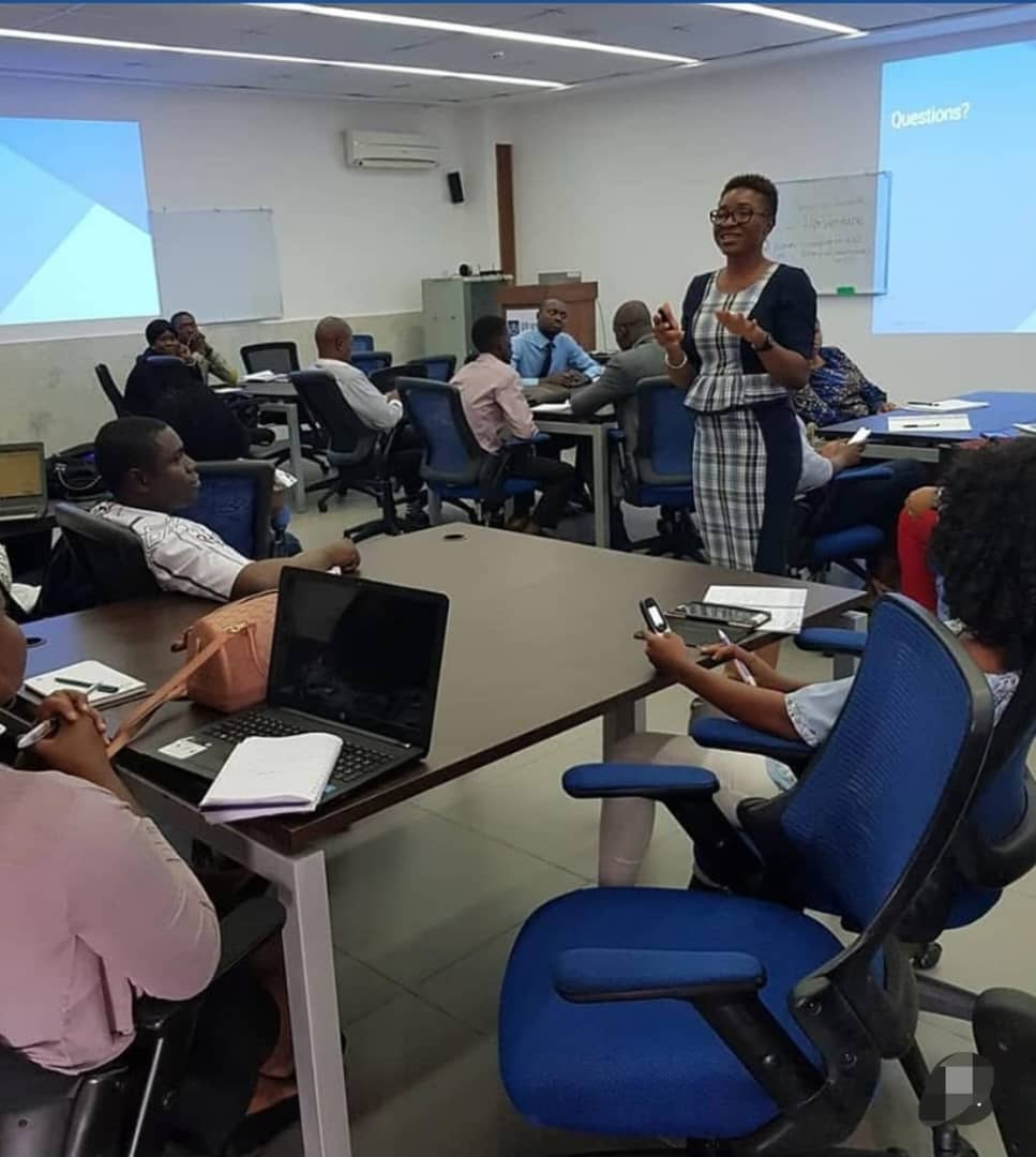 Corporate training in session
